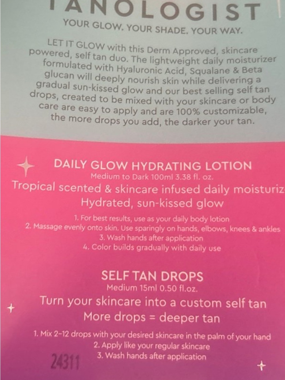 Tanologist set - Picture 2 of 3